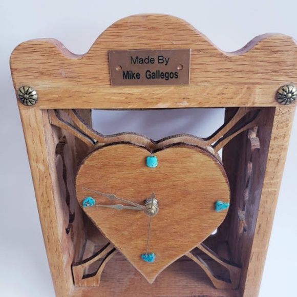 HAND MADE WOODEN CARVED WALL clocks - Picture 2 of 8